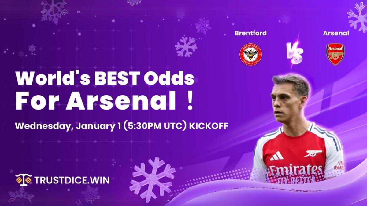TrustDice's tweet photo. 🔥 It's matchday! Brentford 🐝 vs Arsenal 🔴. Can the Gunners keep their form or will the Bees sting at home? 🏟️ Predictions? 👀⚽️

👉 https://t.co/eQvMlrFbxV

#BREARS #PremierLeague #TrustdicePromo https://t.co/Mtw2V5twSC