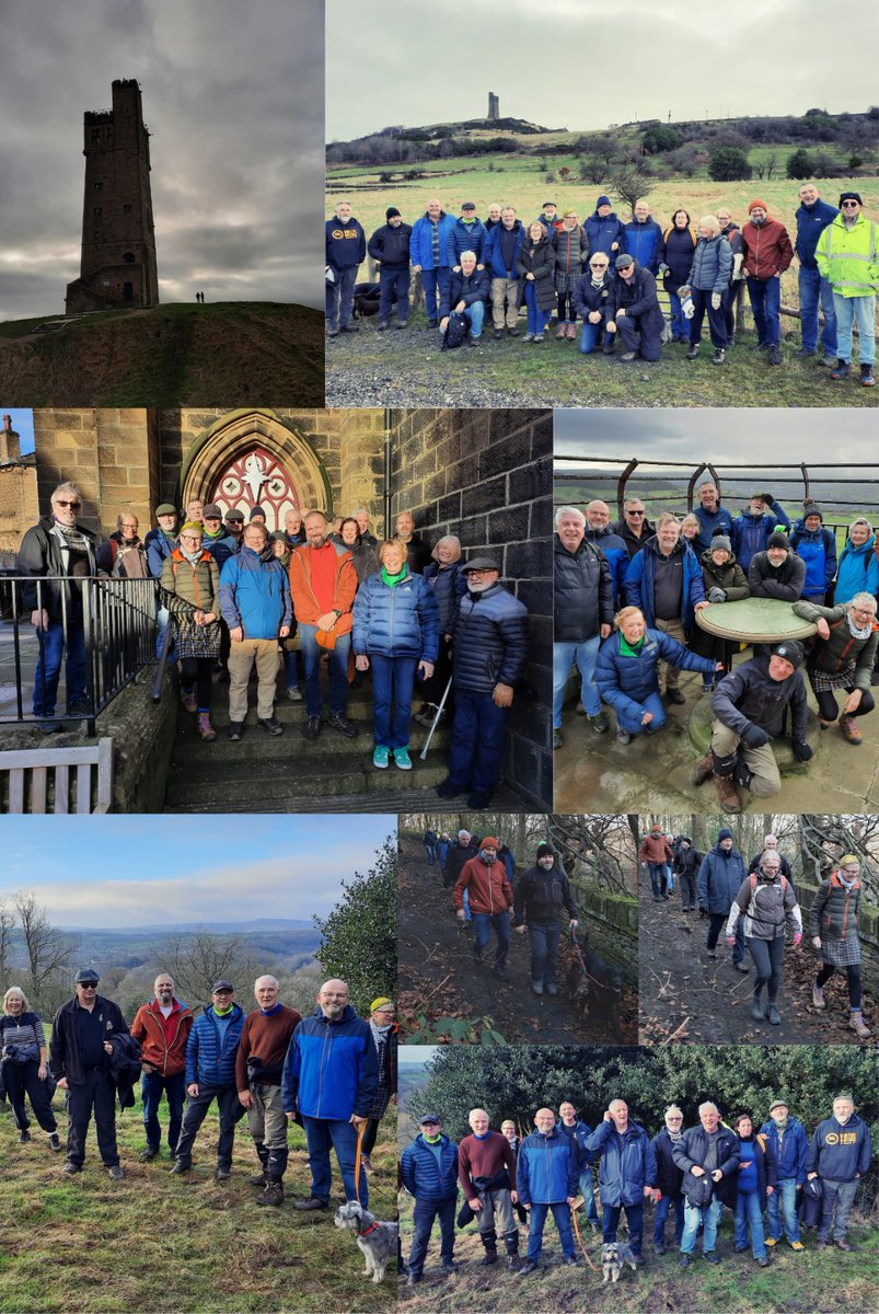 Yesterday, our intrepid walkers held a final group walk to help raise funds for Huddersfield mental health charity, Platform 1 &amp; the choir. From St Mary's Church, Honley to the top of Victoria Tower, Castle Hill they made every step count! Final mileage update later this week.