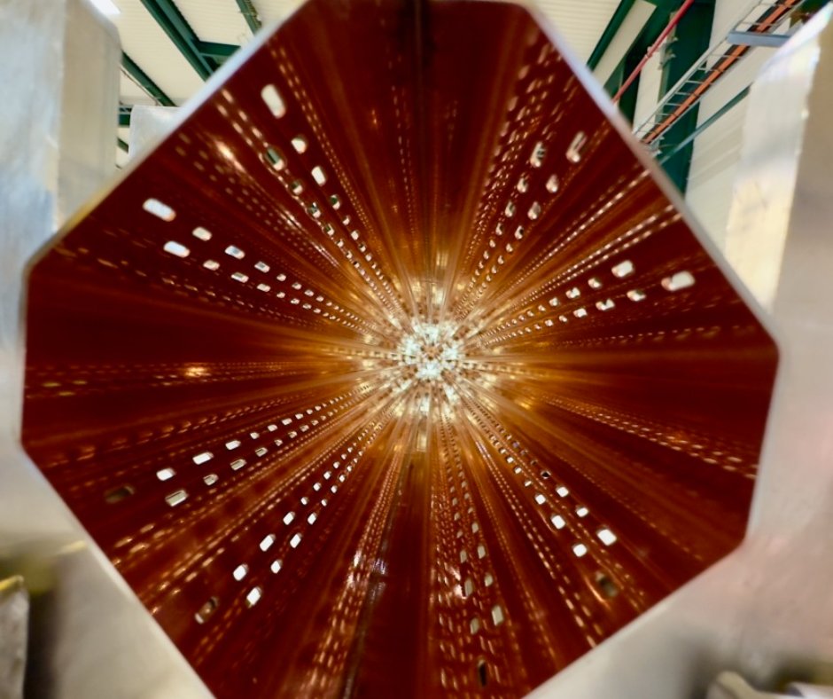 CERN (@cern) on Twitter photo It might look like fairy lights, but it’s far more luminous than that 💡
Here we see a perforated beam screen, designed to protect the superconducting magnets that will integrate the high-luminosity upgrade of the Large Hadron Collider
On both sides of the <a href="/ATLASexperiment/">ATLAS Experiment</a> and It might look like fairy lights, but it’s far more luminous than that 💡
Here we see a perforated beam screen, designed to protect the superconducting magnets that will integrate the high-luminosity upgrade of the Large Hadron Collider
On both sides of the <a href="/ATLASexperiment/">ATLAS Experiment</a> and