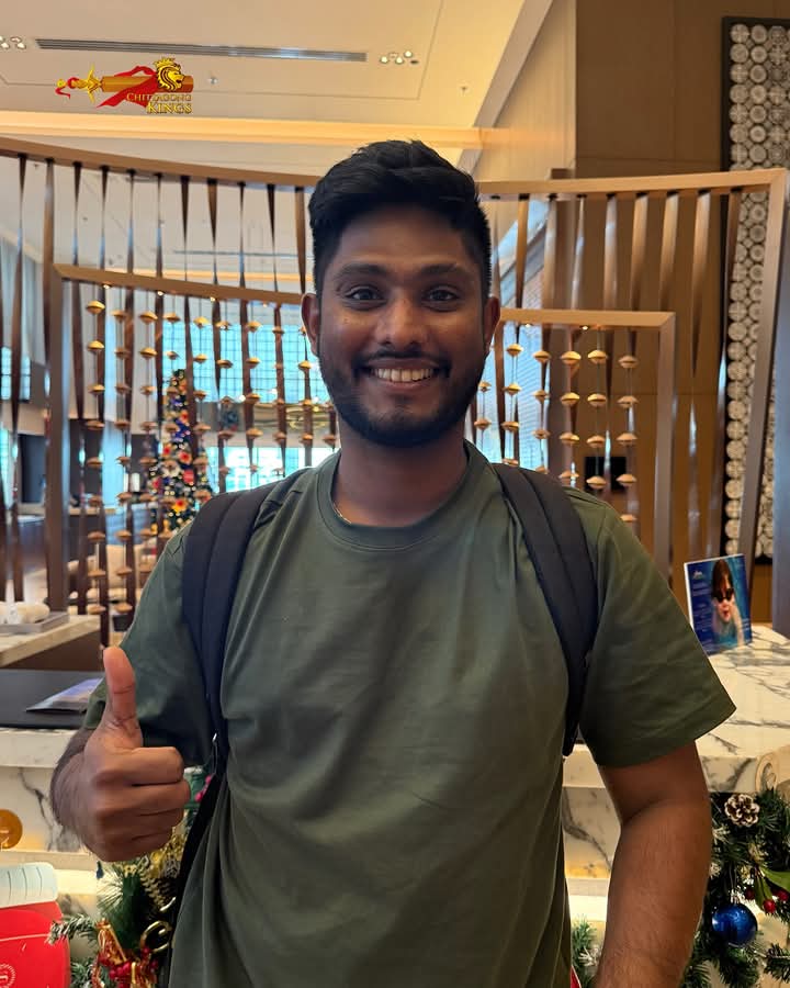 Milantha joins the kingdom 👑
Welcome to Bangladesh 🇧🇩

#ctgkings