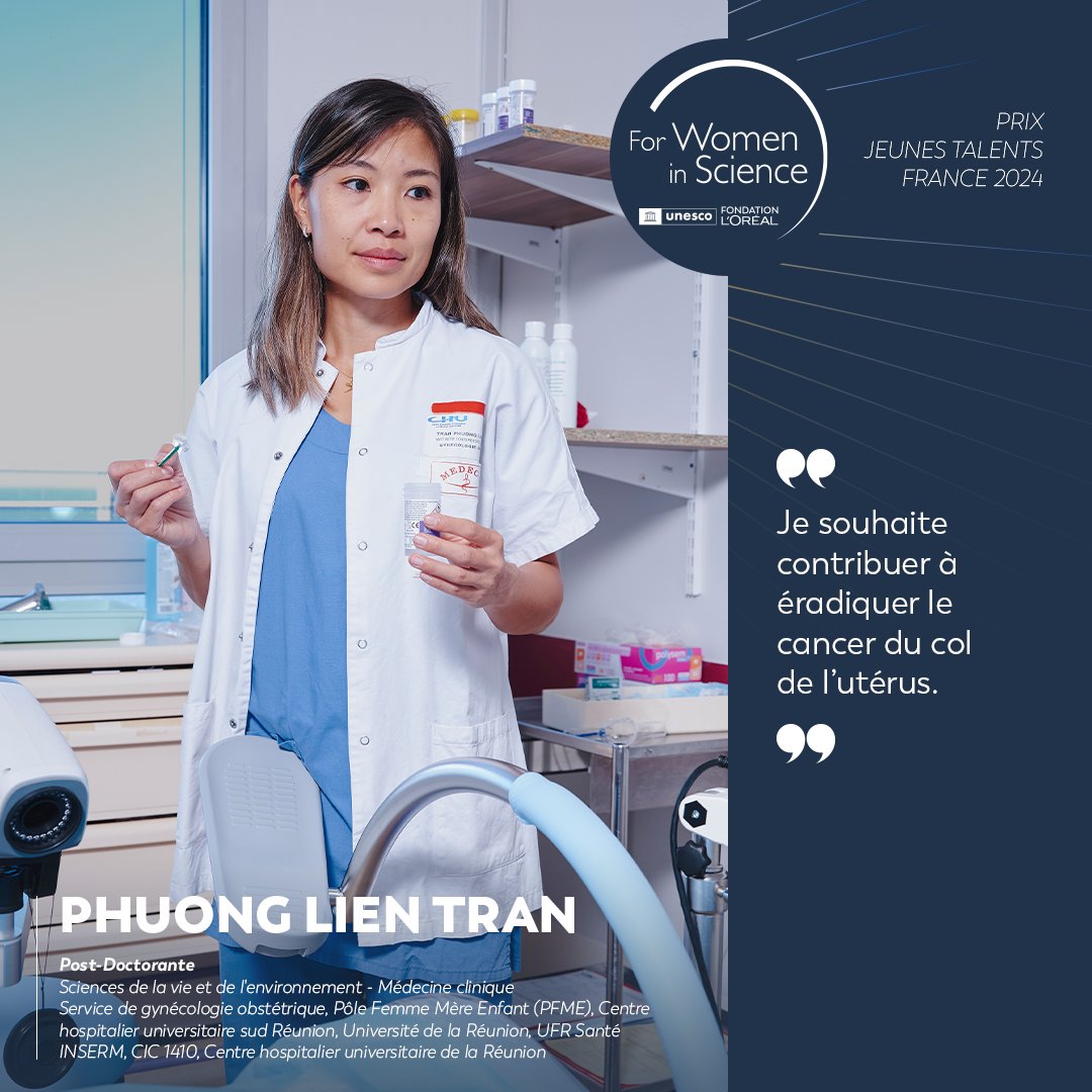 FondationLOreal's tweet photo. .@TranPhuong23515 post-doctorante en médecine clinique https://t.co/k0YjEN6pi5