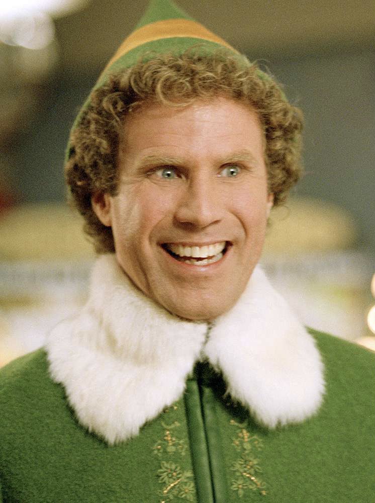 DiscussingFilm's tweet photo. Will Ferrell dressed up as Buddy the Elf at the LA Kings game. https://t.co/aesmCWBUe2