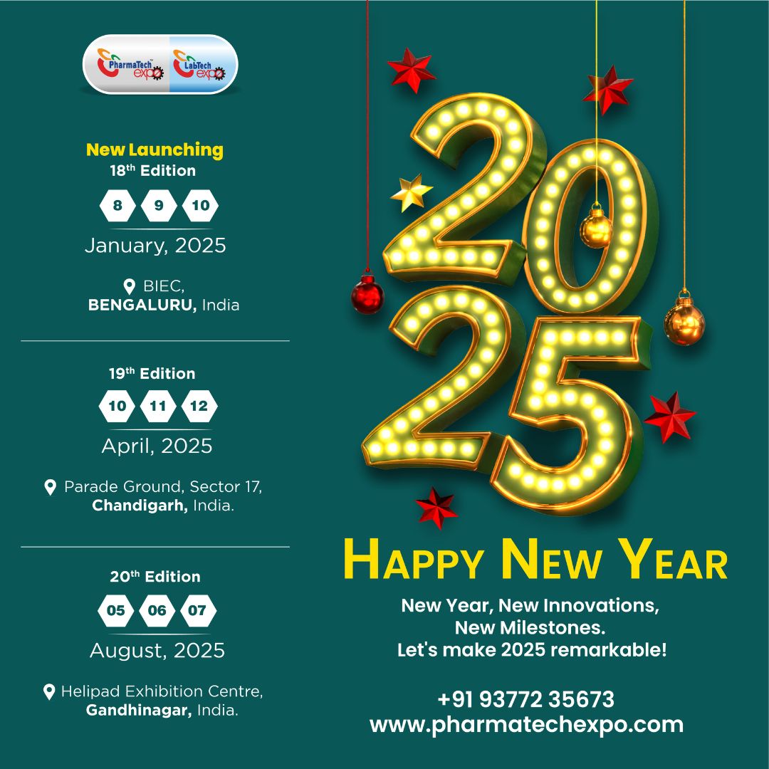 pharmatechexpo's tweet photo. New Year, New Innovations, New Milestones. Let’s create a remarkable year together!
.
𝐇𝐚𝐩𝐩𝐲 𝐍𝐞𝐰 𝐘𝐞𝐚𝐫❗
.
#HappyNewYear #NewYear2025 #Welcome2025 #pharmatechexpo #LabTechMachinery #pharmatechexpo2025 #pharmaceuticalindustry #bengalurupharmatech https://t.co/yI0TEGuu8m