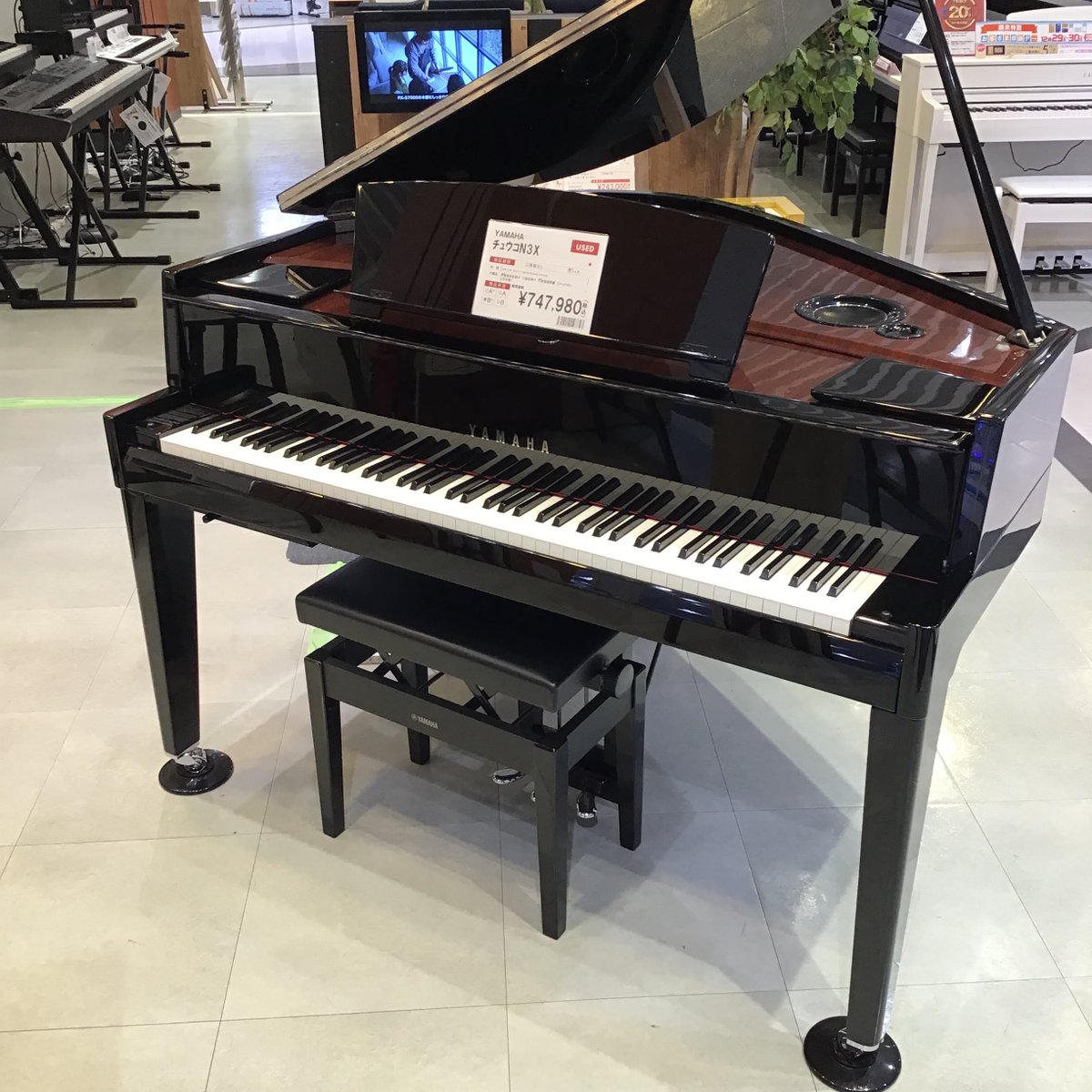 YAMAHA #アバングランド #N3X の #中古電子ピアノ、御座います 