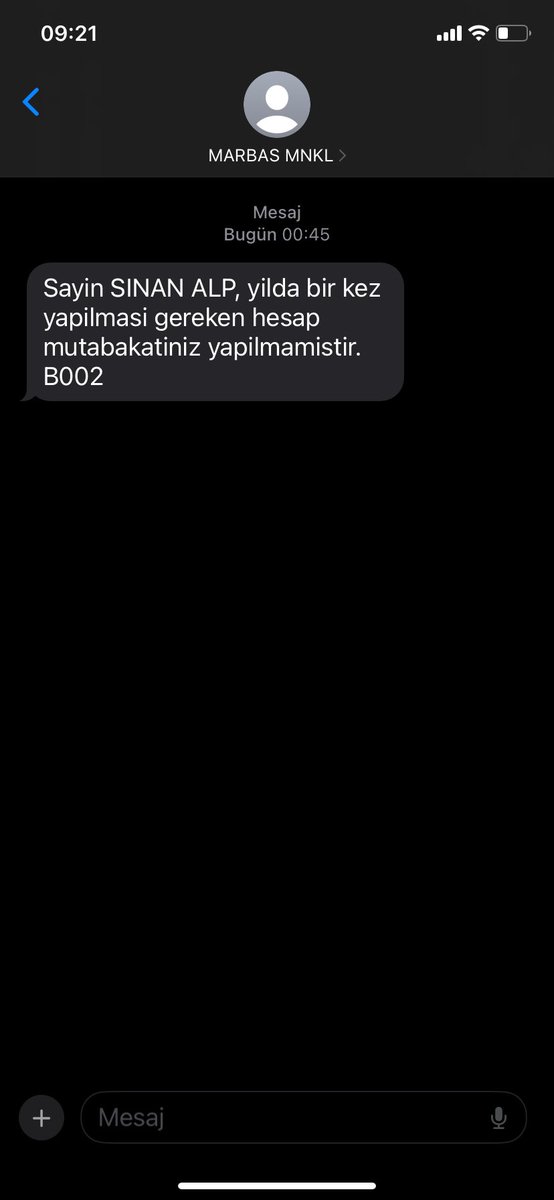 sinan__alp's tweet photo. @MARBAS_MENKUL Gece 1de mesaj atmanız akıl işimi sizce ? https://t.co/XB2vSX8msO