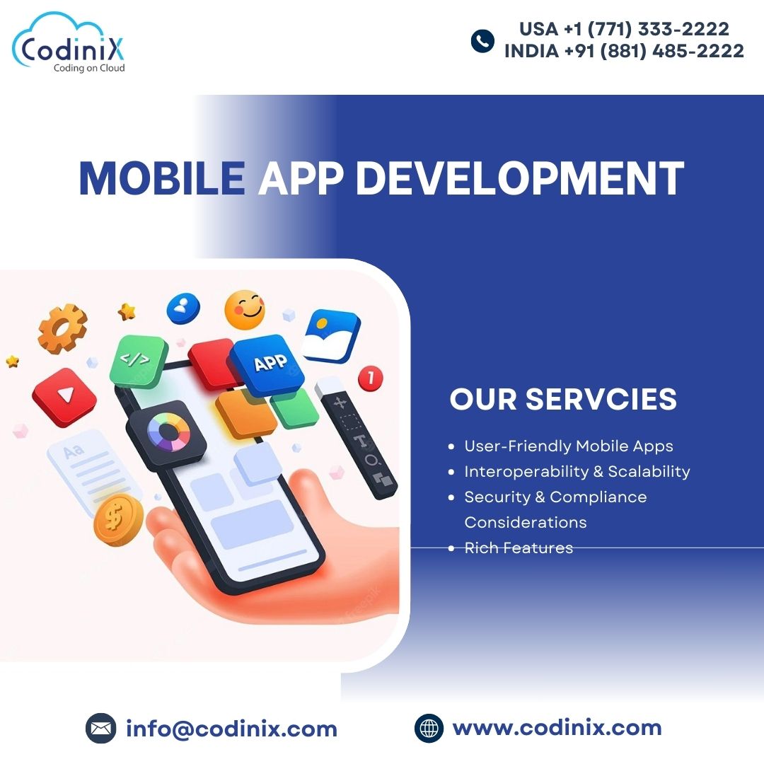 CodinixC's tweet image. 📱✨ Looking for a Custom Mobile App that Fit Your Business Needs?
Let’s turn your app idea into reality! 🚀

For more info visit us at: codinix.com/mobile-app-dev…

#mobileappdevelopment #codinixtechnologies #customapps #appdevelopment #userfriendlyapps #businessgrowth #techsolution