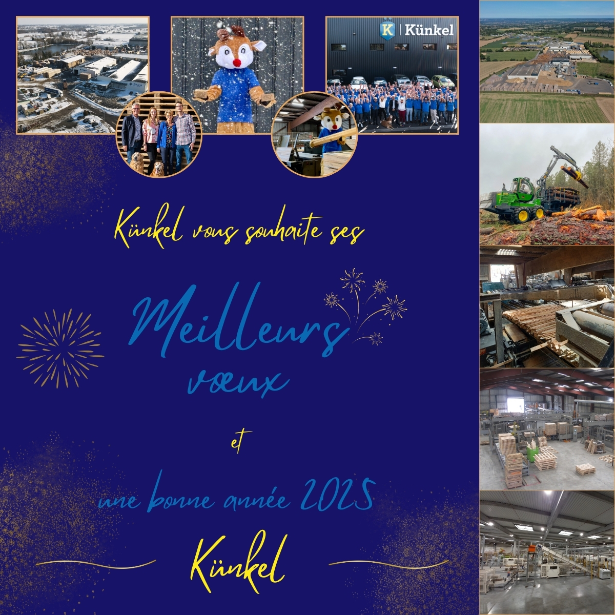 ✨Toute l'équipe Künkel vous présente ses meilleurs vœux pour 2025 !✨
Que cette nouvelle année soit remplie de succès, de projets inspirants et de belles collaborations. Ensemble, continuons à bâtir un avenir durable et solide.🌿
Bonne année à tous ! 🎉 #Vœux2025 #BonneAnnée