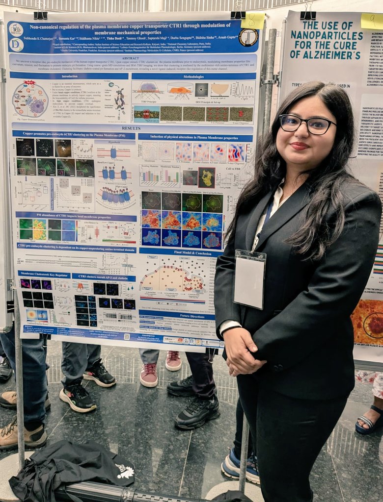 CopperBioGroup's tweet image. Tisha @DashTisha & Avijit @Avi_Majumder_, 5th year BS MS students from our lab, presented their posters at the National Conference for Undergraduate Research in Biosciences @ncurb_iisertpt organized by IISER Tirupati. Tisha was also selected to deliver a student talk.
@iiserkol