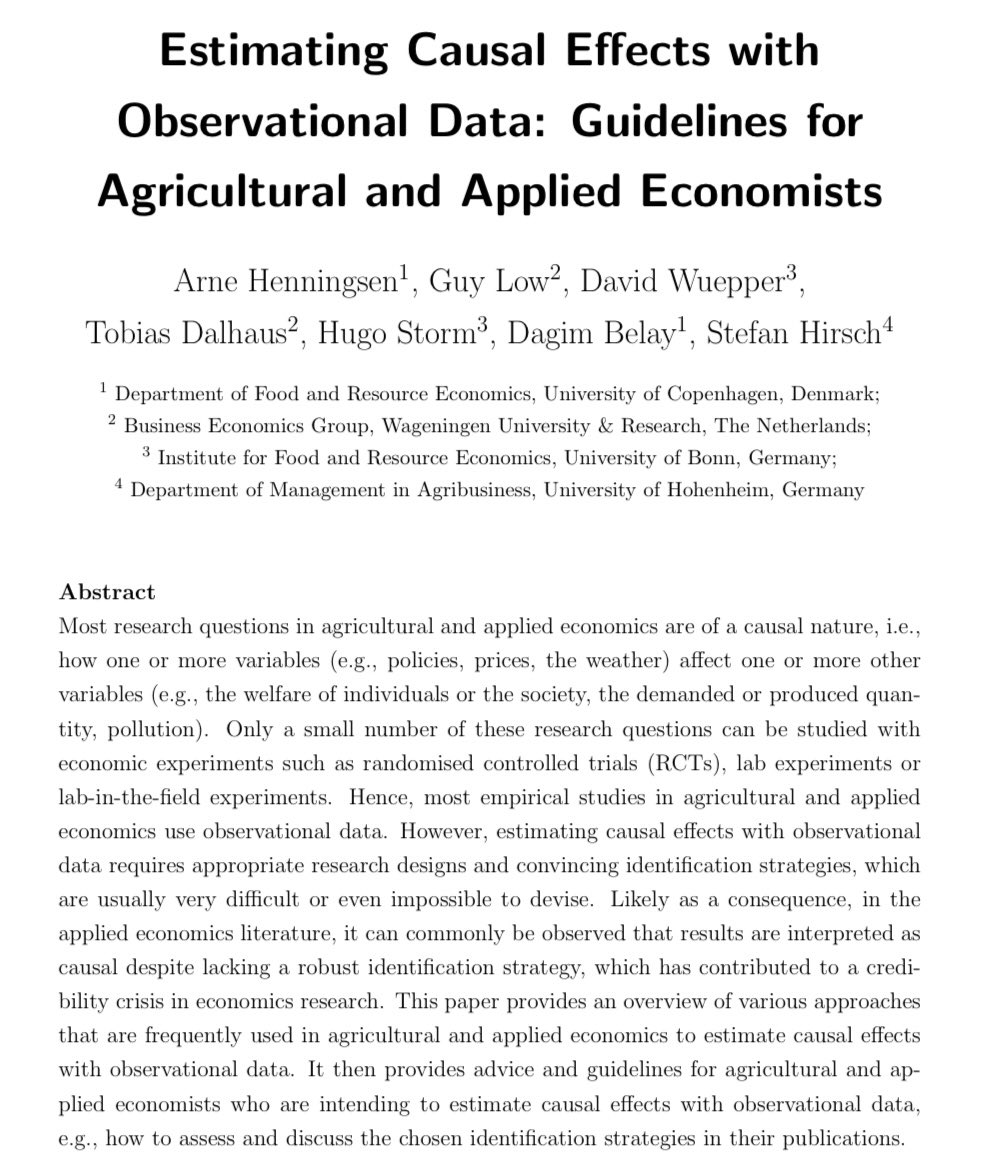 𝙳𝚊𝚟𝚒𝚍 𝚆𝚞𝚎𝚙𝚙𝚎𝚛 (@davidwuepper) on Twitter photo New Working Paper by <a href="/ArneHenningsen/">Arne Henningsen</a>, Guy Low, me, @tobi_dal, @hugo44732954, Dagim Belay, and <a href="/Hirsch0911/">Stefan Hirsch</a>
econpapers.repec.org/RePEc:foi:wpap… New Working Paper by <a href="/ArneHenningsen/">Arne Henningsen</a>, Guy Low, me, @tobi_dal, @hugo44732954, Dagim Belay, and <a href="/Hirsch0911/">Stefan Hirsch</a>
econpapers.repec.org/RePEc:foi:wpap…