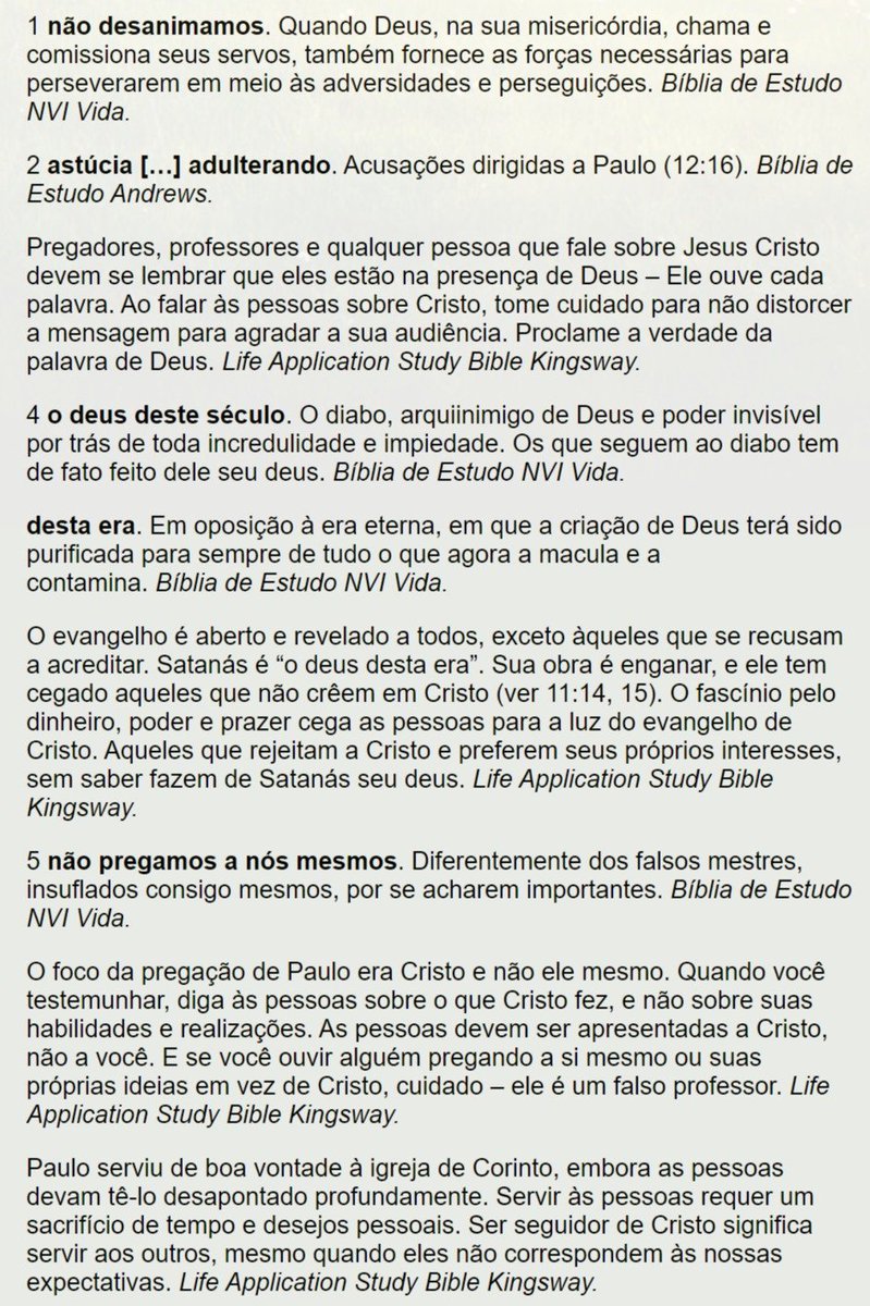 Jair47240183's tweet photo. 2 Coríntios 4 - COMENTÁRIOS SELECIONADOS(fragmento)
TEXTO COMPLETO : https://t.co/DbjtveqYQs
#Bíblia #2Coríntios #2Coríntios4 #2Co4 #rpSp https://t.co/2NIkx4GOJg