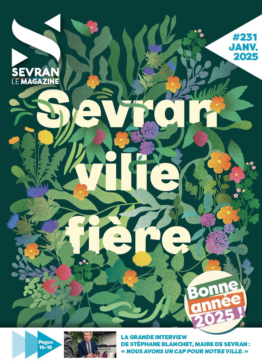 📸 SEVRAN LE MAGAZINE #231 | « Sevran ville fière » 📰 

🗞️ Le magazine de #Sevran du mois de janvier est disponible dans vos boîtes aux lettres et en ligne 
👉 calameo.com/read/003527802…

Bonne lecture 😉