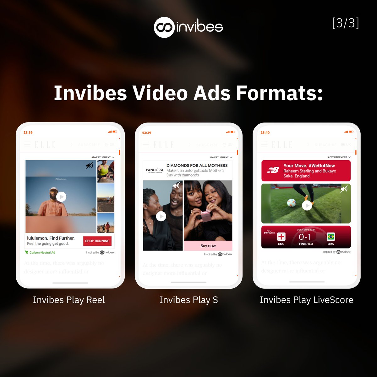 ⚡️ Unlock the Potential of Video Ads with #Invibes!

Studies show that viewers are more likely to remember products and make purchases after watching a video ad. 📈

👀 Stay ahead with #advertising that makes a difference:
invibes.com/?utm_source=tw…

#DigitalMarketing #InFeed