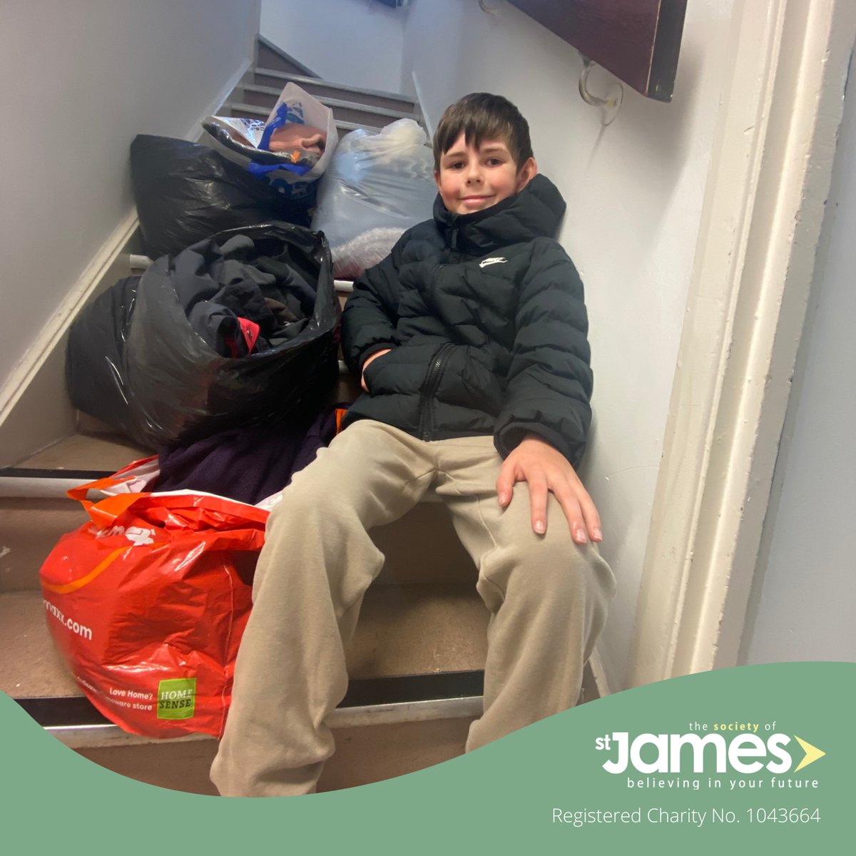 Lenny has been busy collecting over 10 bags full of clothing for people experiencing homelessness this Christmas.

Well done Lenny and thank you from everyone here at the Society of St James. 

#CommunitySupport #KindnessMatters #MakingADifference