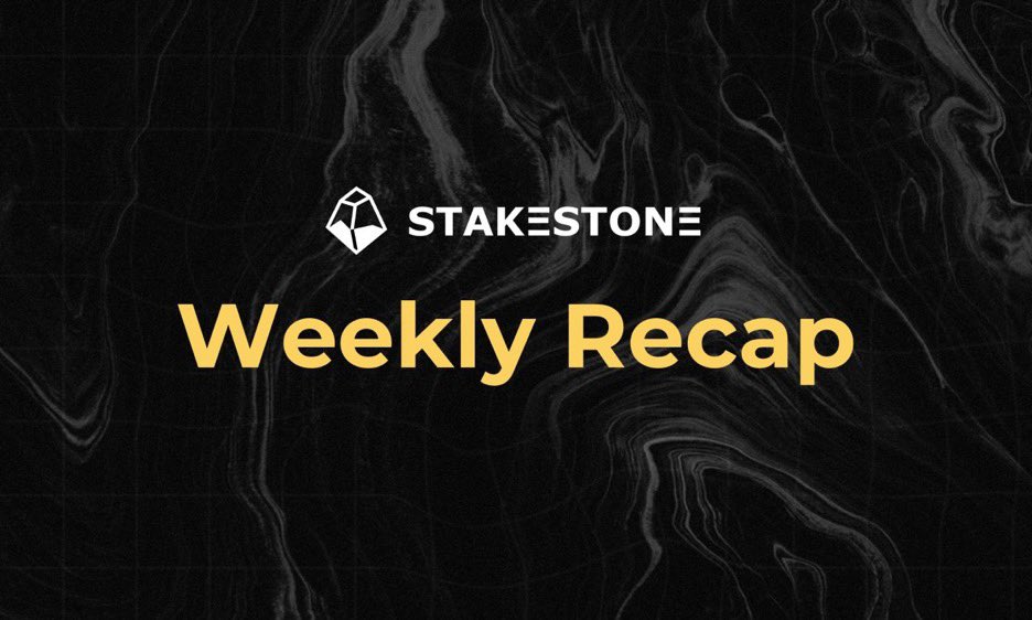 Weekly Recap l Week of 23 Dec 

1. StakeStone’s <a href="/berachain/">Berachain Foundation 🐻⛓</a> Vault now LIVE! Your gateway to early engagement to #Berachain ecosystem
x.com/stake_stone/st…

2. Boyco Pre-Pre-deposit campaign raised $200M+ TVL in 2 days! 
x.com/dolomite_io/st…

3. Milestone unlocked! 🪨🐻 $100M