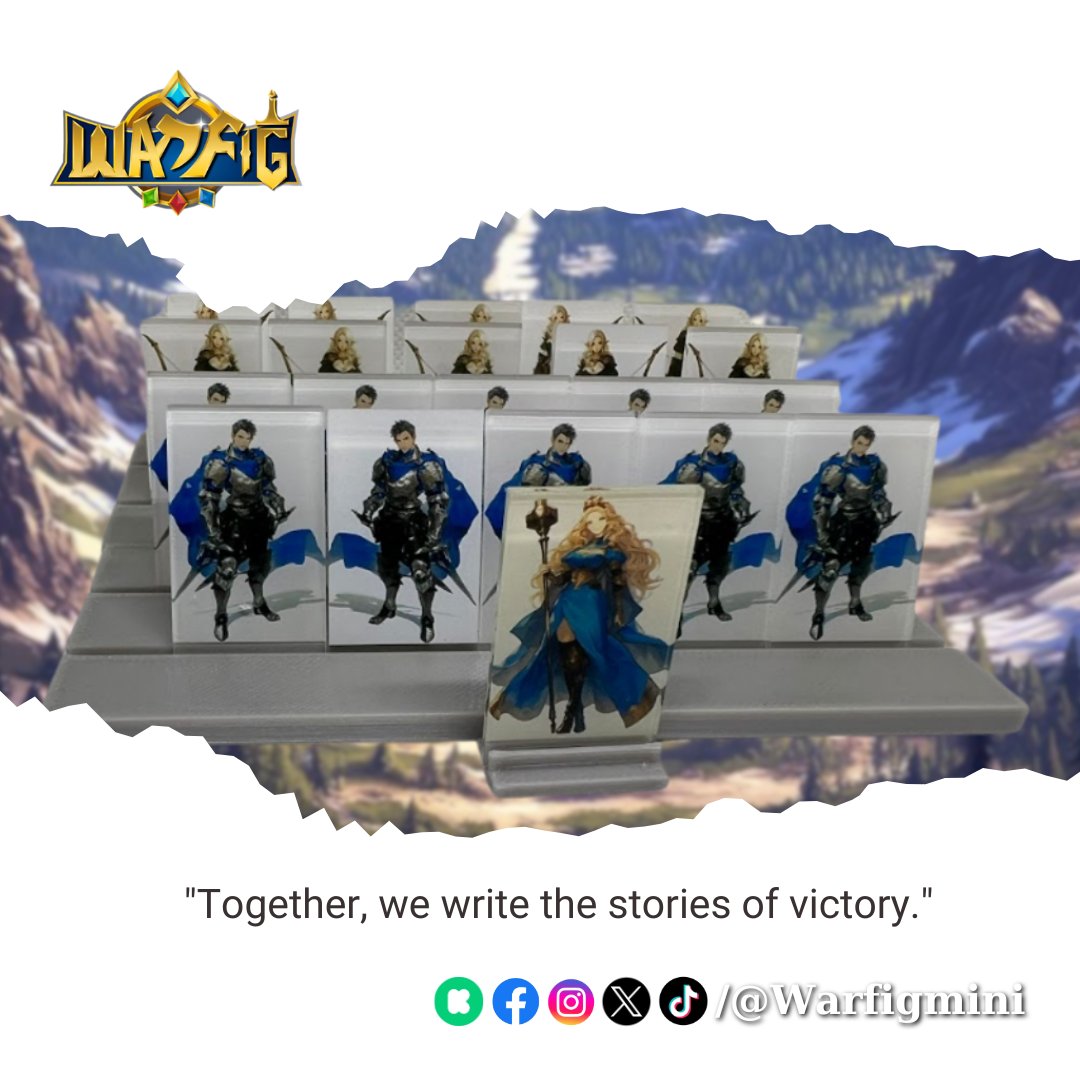 warfigmini's tweet image. 🔥 The battlefield comes alive in #Warfig! Ready your cards, plan your strategy, and lead your army to victory!
Join us on Kickstarter: kickstarter.com/projects/warfi…
#Warfig #TabletopStrategy #GameTactics #WarhammerMiniatures #WarhammerHobby #WarhammerGames #WarhammerLore #MagicTheGath