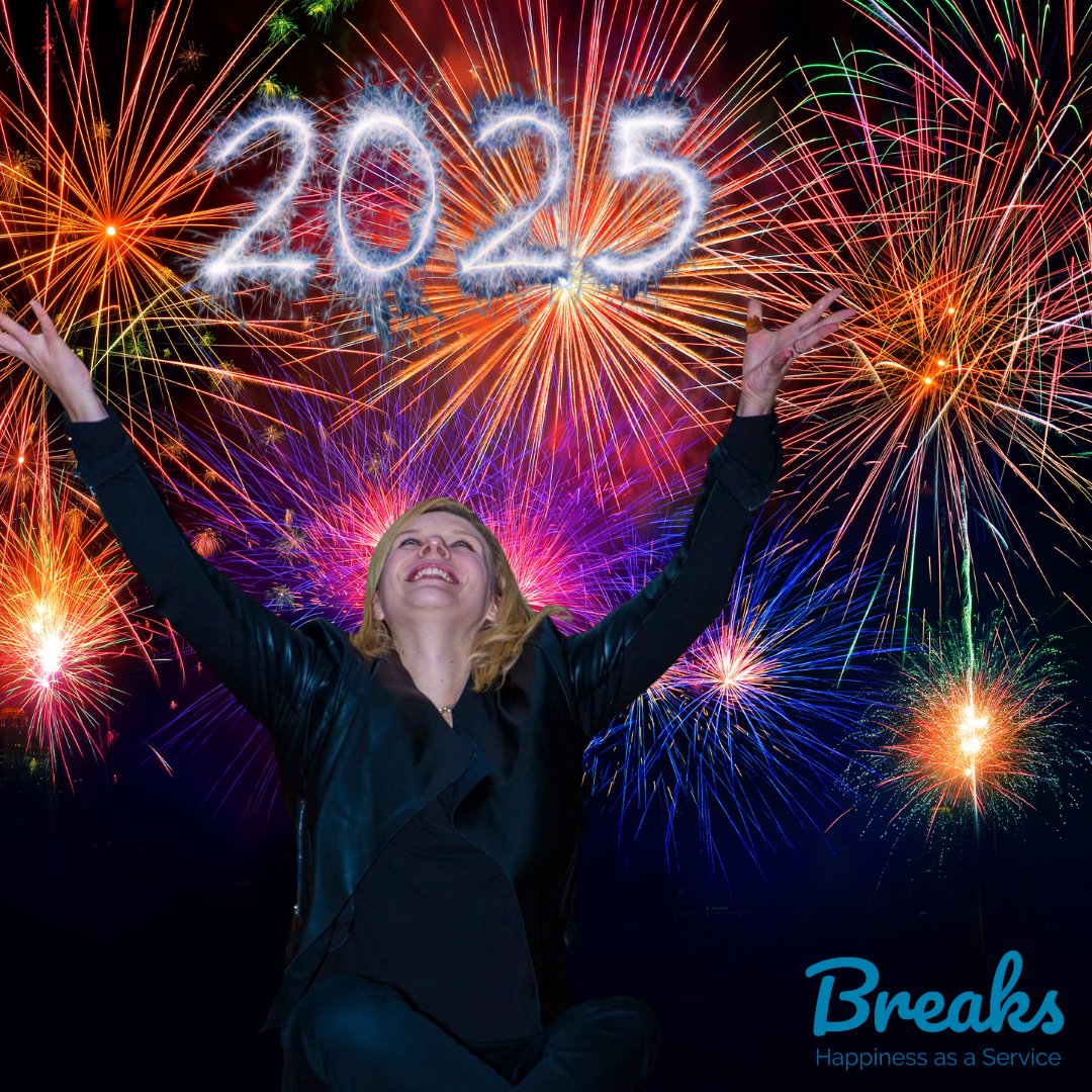 Kulunut vuosi on muistuttanut välittämisen tärkeydestä – sanoilla ja teoilla. Kiitos asiakkaille, kumppaneille ja tiimillemme panoksestanne. Vuonna 2025 jatkamme yhdessä iloa ja hyvinvointia rakentavaa työtä. Onnellista uutta vuotta kaikille! T. <a href="/JaanaKom/">Jaana Komscha-Härkönen</a> CEO, <a href="/BreaksFinland/">Breaks Finland Ltd</a>