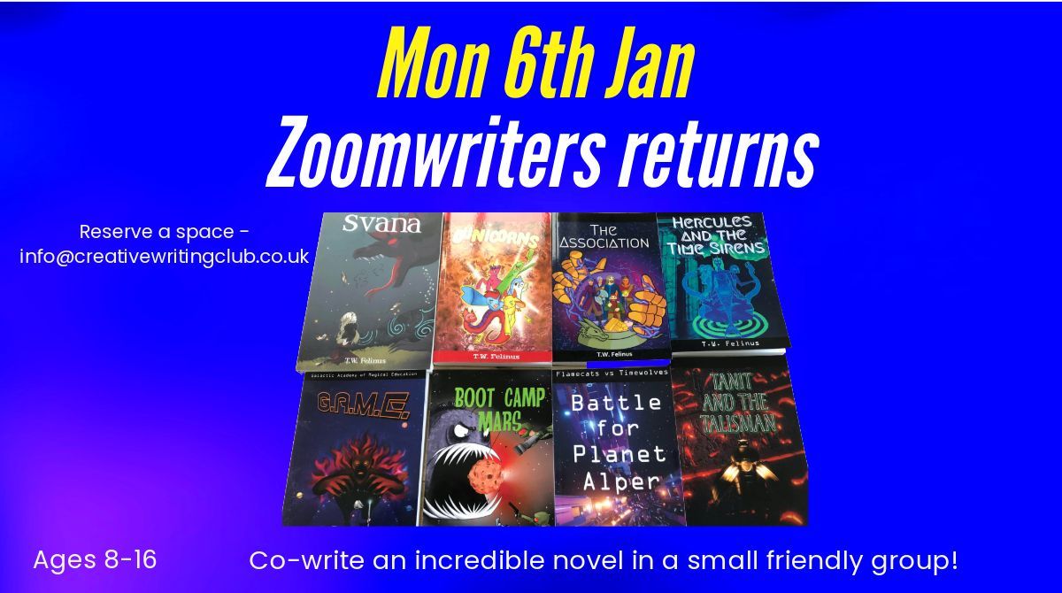 CWClubUK's tweet image. Join us for some cool creative writing adventures...
buff.ly/3vspSIc