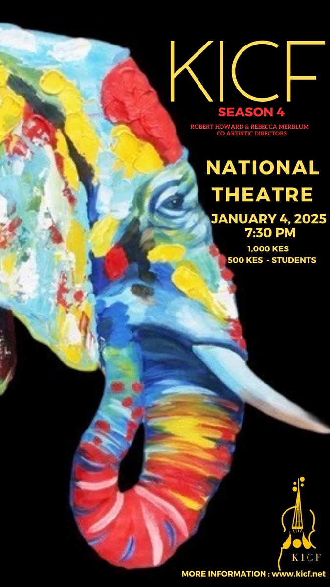 KenyaBuzz's tweet photo. 🎻 The Kenya International Chamber Festival returns to Nairobi with the world premiere of *Hadithi* by Tomas Benitez! Narrated by Levi Wataka and choreographed by Dance Theater Kenya. Don’t miss it! 🌟

#KICF2024 #Hadithi #WorldPremiere #LeviWataka #DanceTheaterKenya #ViolinMagic https://t.co/uLIUYPanJo