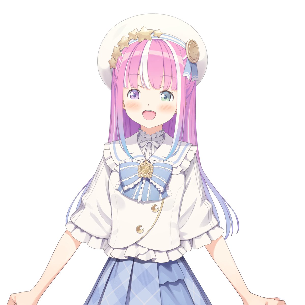 α1 ホロライブ 初期衣装&名前 姫森ルーナ スリーブ&プレイマット 新衣装どうだったのら～？✨(・o・🍬) 可愛かったでしょ