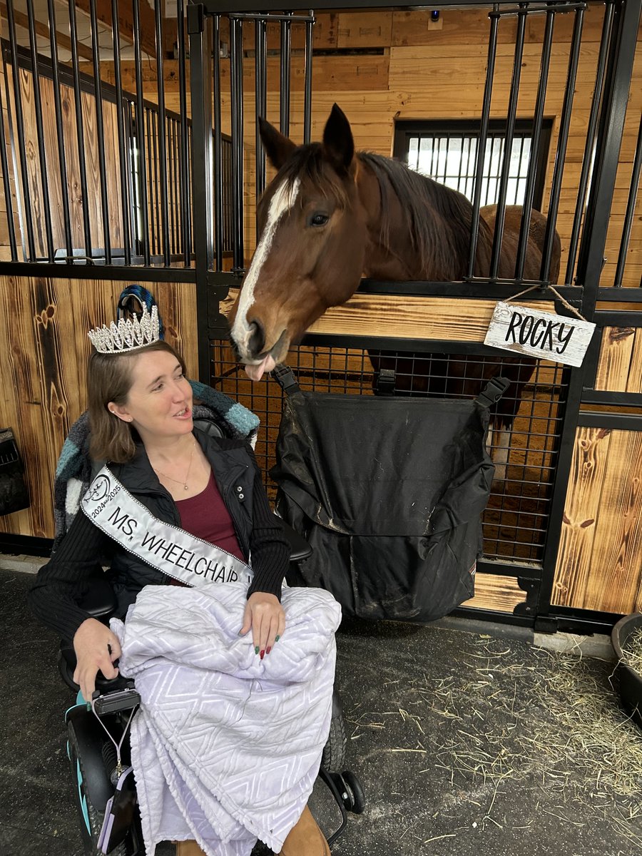 I was able to join a wonderful group at TM Horse Haven for a watch party Out Of My Mind! Anytime I get to watch a great movie with others and horses (plus goats), I’m in heaven!

Go watch this amazing movie!
RaeAnne Lindsay
Ms. Wheelchair USA
#MWUSA #disabilitypageants