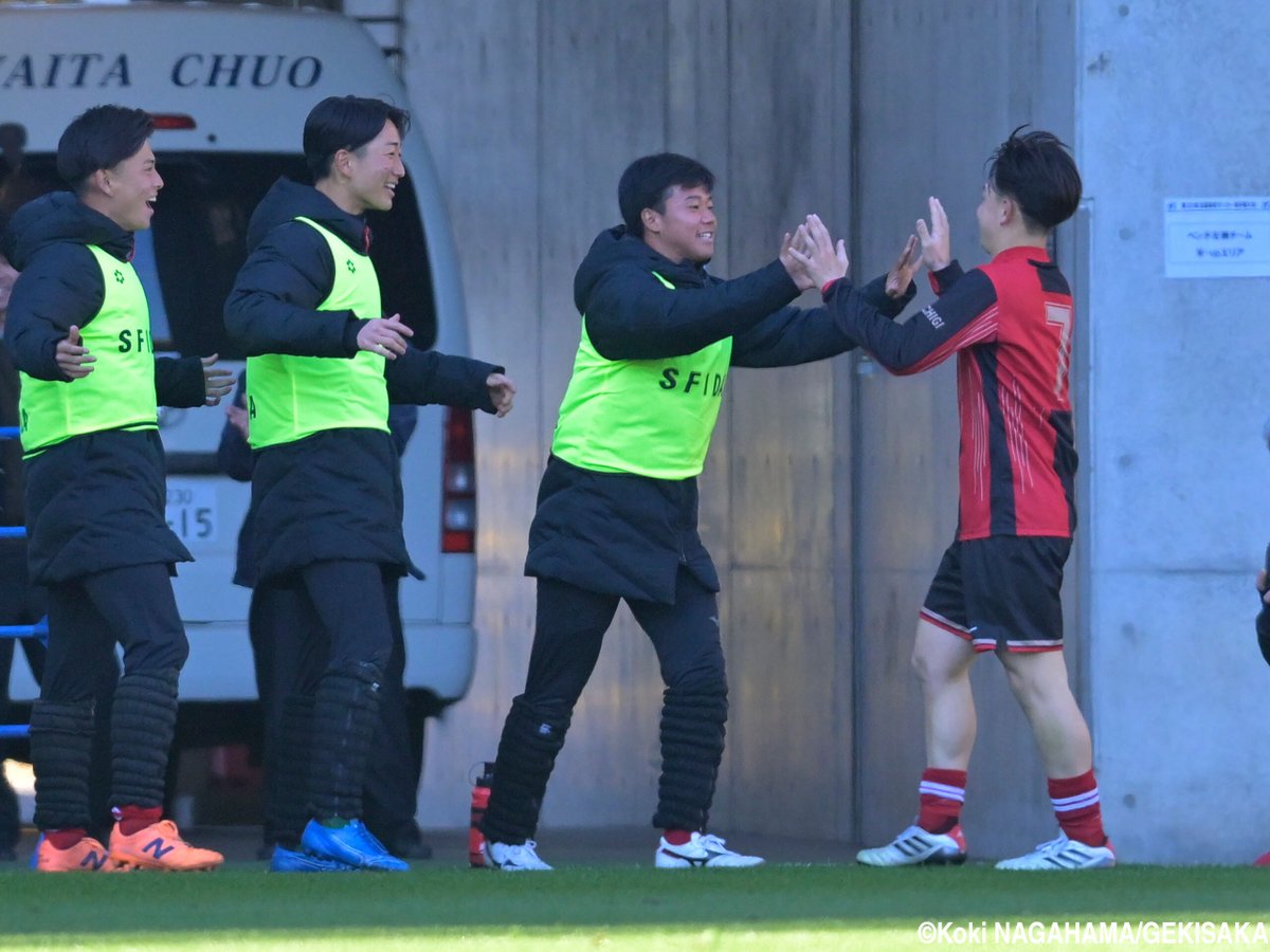 （激レア矢板中央選手権メンバー限定練習着 写真特集】矢板中央MF平野巧が先制のゴラッソ!「めちゃくちゃ気持ち