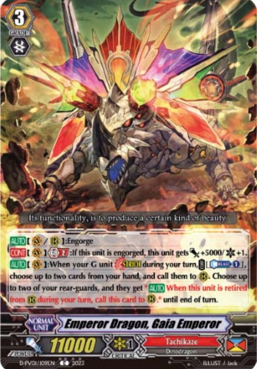 Day 29: Top 4 Favorite Decks You’ve Ever Played?

Roro for D and Bigbelly for Prem, no surprise there. Even though bigbelly makes me kind of sad rn. 

Skipped V, would be Maelstrom or Luard.

For G it's a tie between Gaia and Gutguit, 2 of my favorites. 

#30DayVanguardChallenge