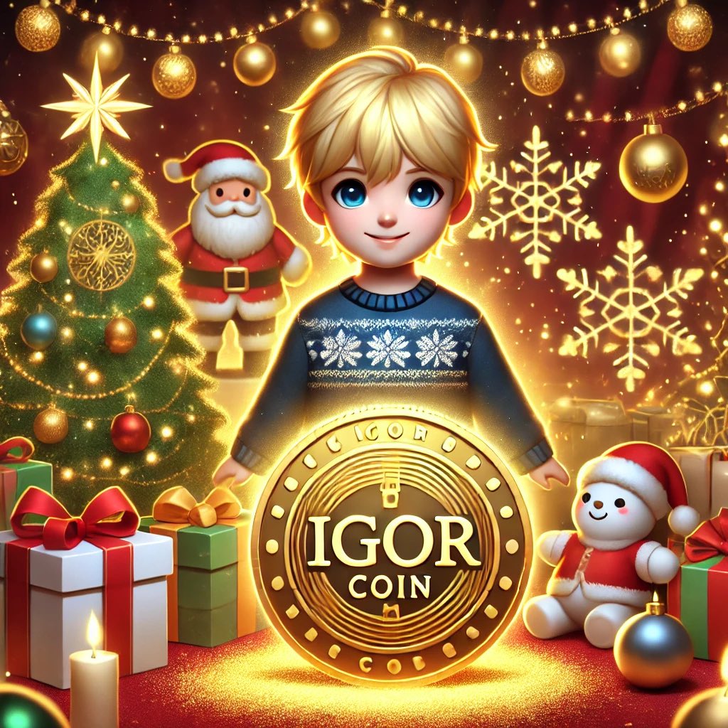 IgorLiveCoin's tweet photo. 🎄✨ The holidays are here, and while everyone is busy celebrating with family and friends, don’t forget to take a moment to join us on our exciting journey with IGOR Coin!
This isn’t just a token—it’s a living story, and you’re invited to be part of it. 🌟

Follow us now and stay tuned for updates on our unique adventure. 🚀
#IGORCoin #CryptoJourney #NewYear2025 #MerryChristmas #HolidaySeason
#NewYear2024 #FestiveVibes
#CryptoJourney #Crypto #Blockchain #Ethereum #Altcoin
#CryptoCommunity