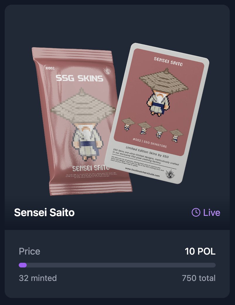 🚨 Only 18 Mints Left! 🚨

We almost missed it—Batch 1 is nearly SOLD OUT! 🔥
Just 18 mints left until 50 Sensei Seito’s are officially minted.

Batch 2 kicks off soon with a slight price increase—don’t wait! ⏳

👉 Mint your Sensei now: spellmint.xyz/nft/sensei-sai…