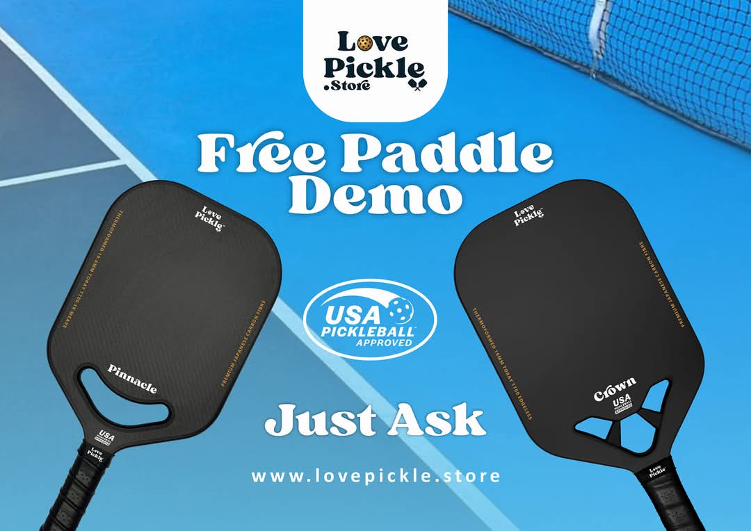 I'm looking forward to starting my 2025 <a href="/LovePickleStore/">Love Pickle Store</a> paddle demo inductions next Sunday at Exeter Pickleball Club. Some of my old table tennis friends have taken up Pickleball, and I can't wait to start my new year as a Love Pickle Ambassador with them.
#PaddleWithPurpose