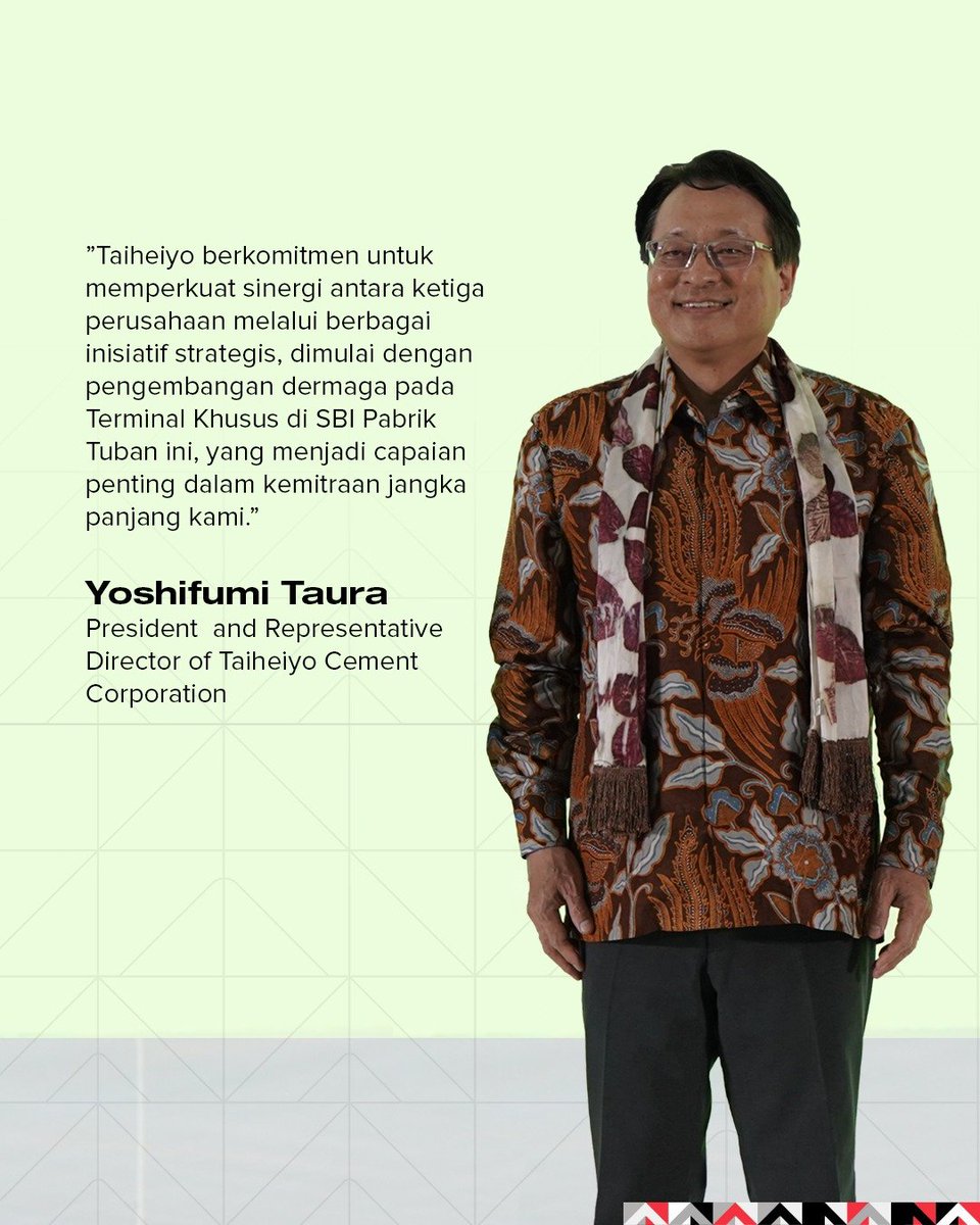 BumnRapiJypr's tweet photo. 🚢 SIG Menuju Pasar Global! 🌍

#sobatBUMN, terima kasih atas dukungan terhadap BUMN, hal ini mampu membangun daya saing terbaik SIG dan BUMN lainnya di era perkembangan teknologi yang semakin modern dan kompetitif!

#PelabuhanSIG #EksporSemenSIG #GoBeyondNext https://t.co/JMmkAMr1bq