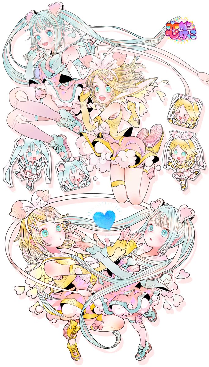 kawamitsu_sr's tweet photo. #初音ミク #鏡音リン
イマジナリー世界のミクリン✨
↓MV「恋かけっこ」収録↓ https://t.co/eb6JbZbs2p