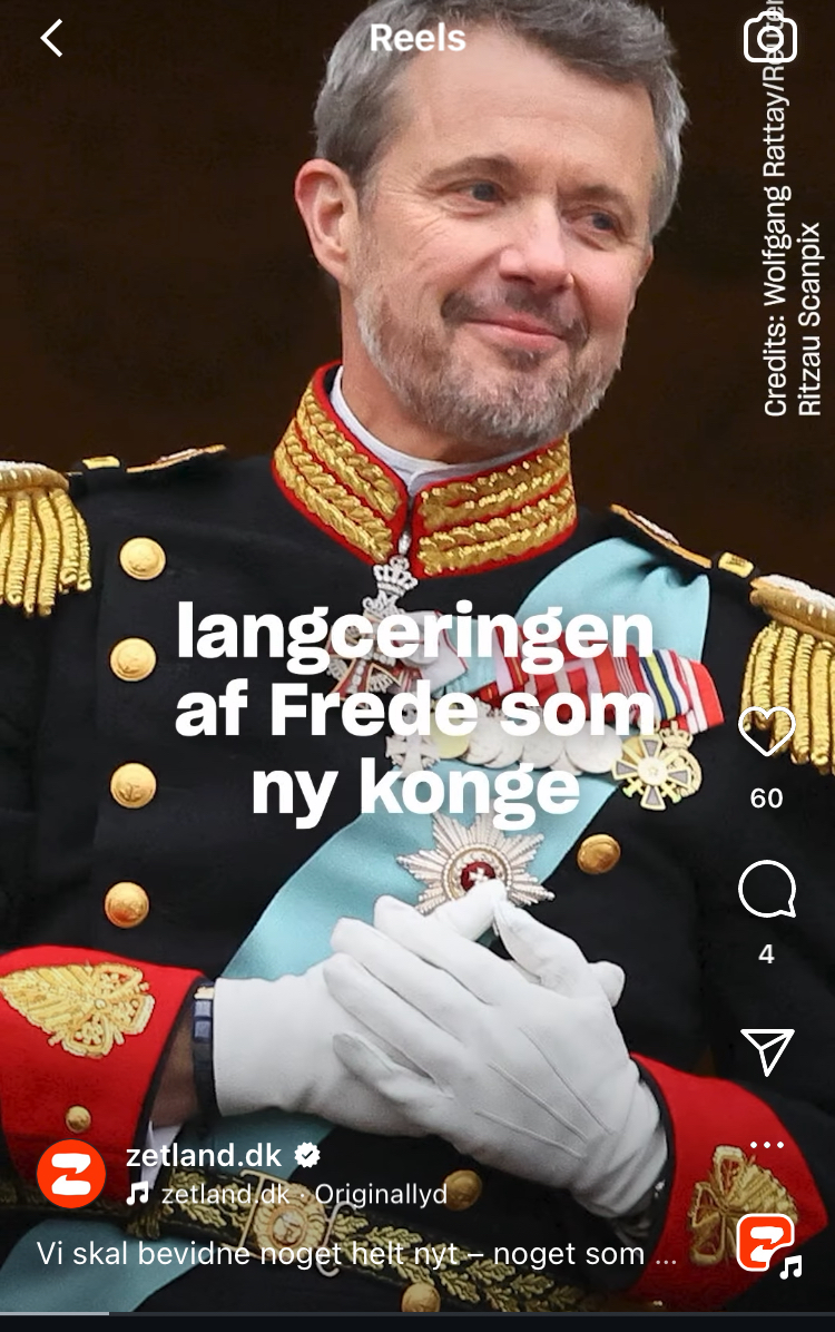 mifredk's tweet image. På Instagram finder Zetland det &apos;nervepirrende&apos; at kong Frederik i morgen skal holde sin første nytårstale på direkte tv fordi han har ry for ikke at have talegaverne i orden. Særligt her ville det måske være en god idé selv at have styr på sproget. 😬