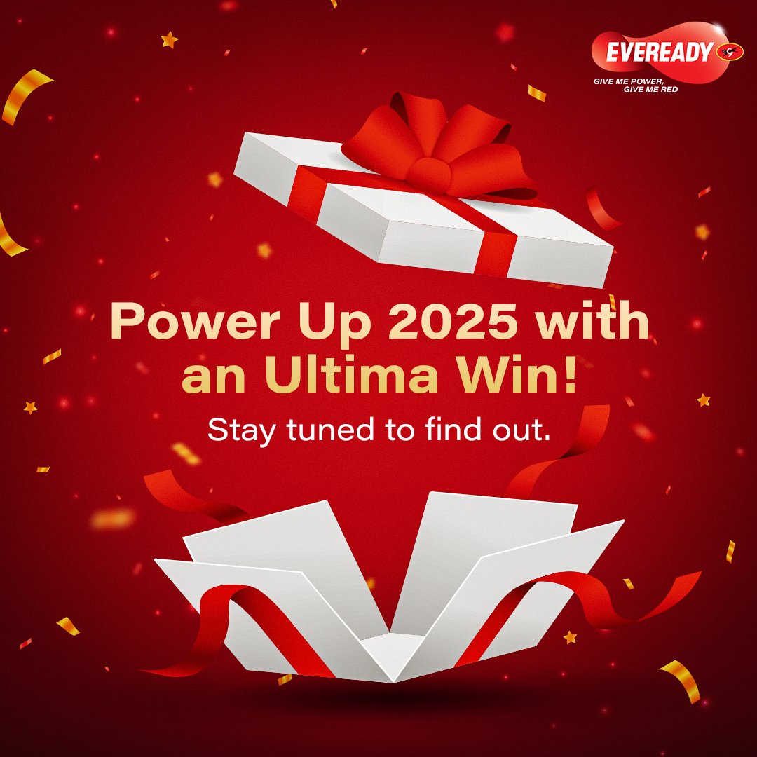 EvereadyIndia's tweet photo. As 2024 comes to a close, we decided to give you a 'power filled' surprise! Keep watching this space for an exciting contest to ring in the new year!
#Eveready #EvereadyIndia #EvereadyUltima #NewYear #ContestAlert #GiveMePower #GiveMeRed https://t.co/9bFb0xh4NO