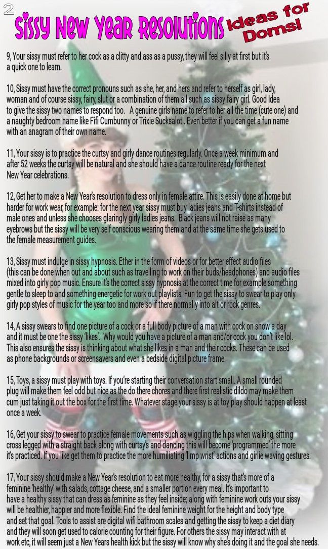 stockingclad_tv's tweet photo. As a sissy its such an insight to the way Doms think 🤔 not sure  it’s safe to share it may give away to many ideas  🤭🧚🎄 hope you have your sissy New Year’s resolutions thought out  🎉👯‍♀️🥂 please share x Goodbye 2024 its been a blast 🪩🥳🍾 https://t.co/z3WHQu7mCB