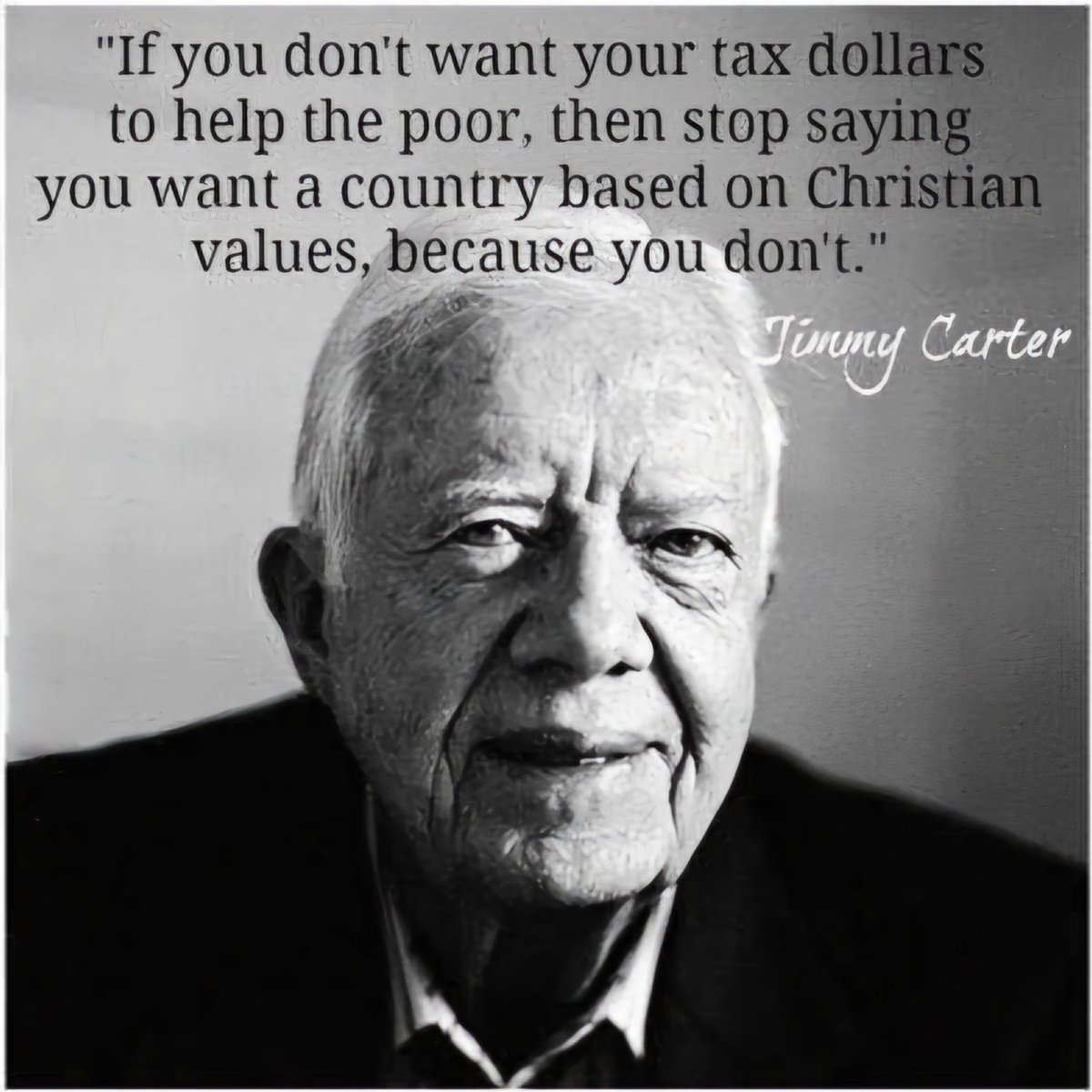 Rest in peace Jimmy Carter.
The world needs more people like you.
