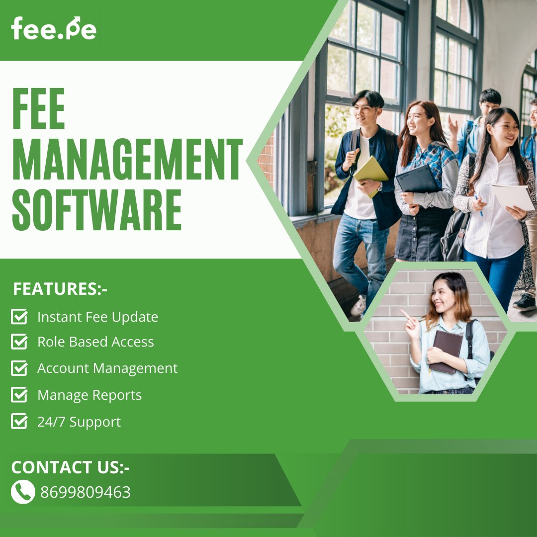 FeePe547's tweet image. From overdue reminders to instant receipts, manage fees like a pro with @FeePe547 . Start your free trial now!
#FeeManagementSoftware #SecureFeeCollection #SimplifyFeeManagement #StreamlineYourProcesses #EffortlessManagement #SmartFeeTracking