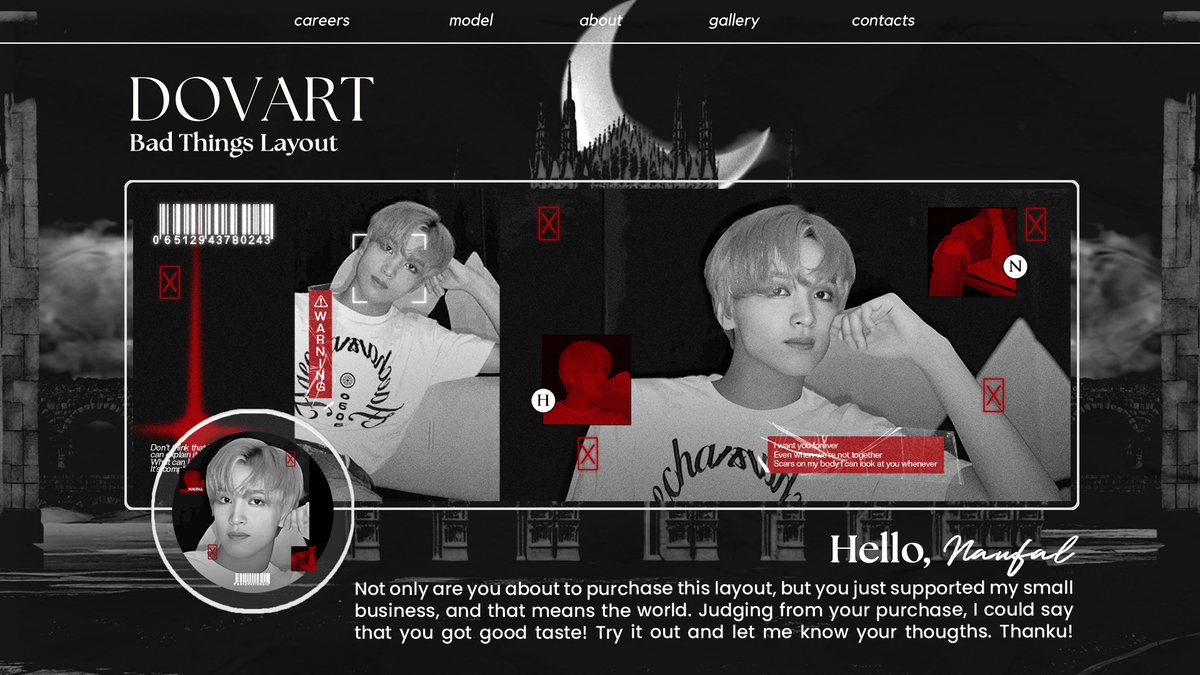 New layout. 

Big thanks to <a href="/crene/">Baelaf, Sheridan.</a>! karna sudah mensponsori layout yang keren banget ini. Thankyou so much, Pretty. Semoga rezekinya lancar selalu dan diberikan kesehatan. 

And thankyou buat bang 
<a href="/douvart/">dov</a>. Layoutnya keren banget 🔥