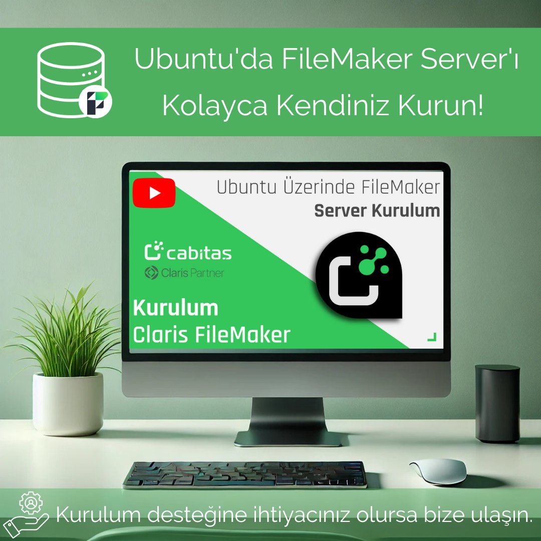 CabitasTR's tweet photo. #Linux’un esnekliği ve #FileMaker Server’ın verimliliği birleşince, veri yönetimi çok daha kolay hale geliyor!

Kurulum sürecini adım adım gösterdiğimiz rehberimiz için tıklayın: 
https://t.co/gpCkVeQljW

#Ubuntu #FileMakerServer #ServerKurulumu https://t.co/xXgt1Ff7Q9