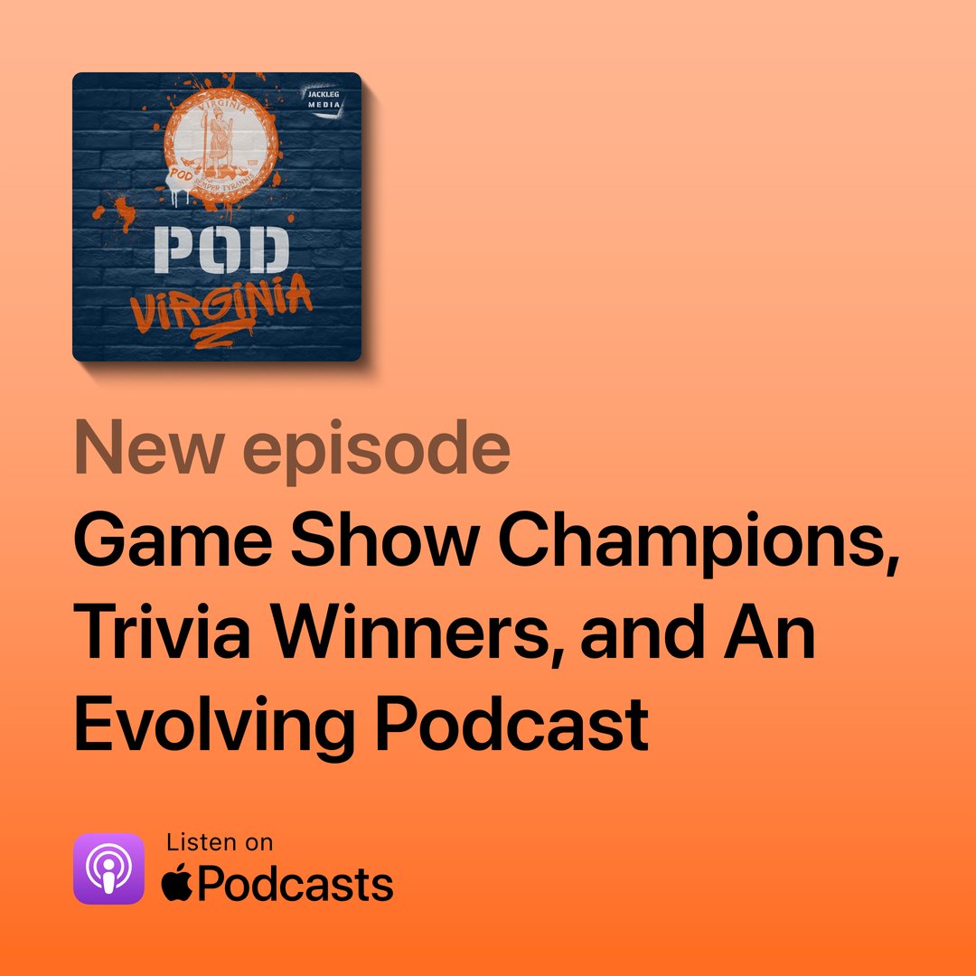 Pod Virginia's final episode! 

Michael is joined by co-host Lauren Burke, producer Aaryan Balu, &amp; advertising manager David O'Connell -- reminiscing the pod, crowning our trivia champ, &amp; bidding farewell before launching Virginia Press Room next week

apple.co/3DwKpEK