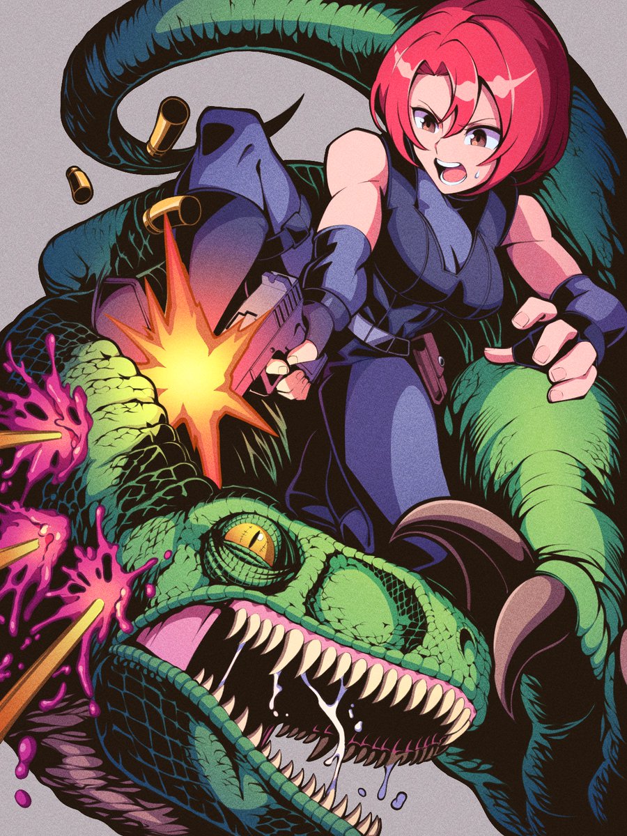 レジーナVSヴェロキラプトル
#DinoCrisis