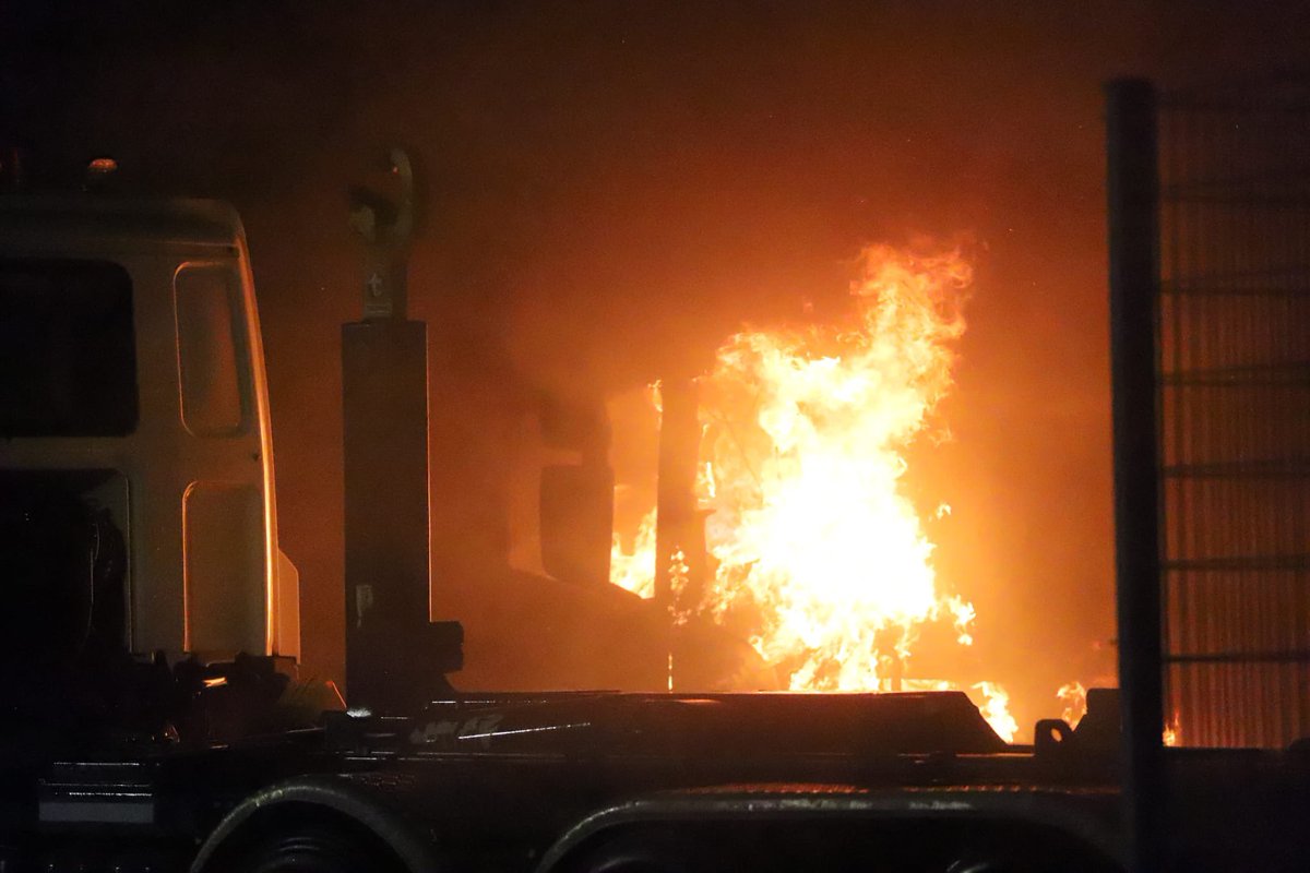 Middelbrand Vrachtwagen Veenendaal