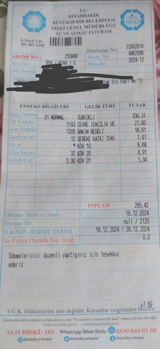 dunya20101's tweet photo. DİYARBAKIR 
265 LİRALIK SU FATURASI VAR 
COK AMA ÇOK ÇARESİZ BİR AİLENİN https://t.co/6KqGCuZHJN