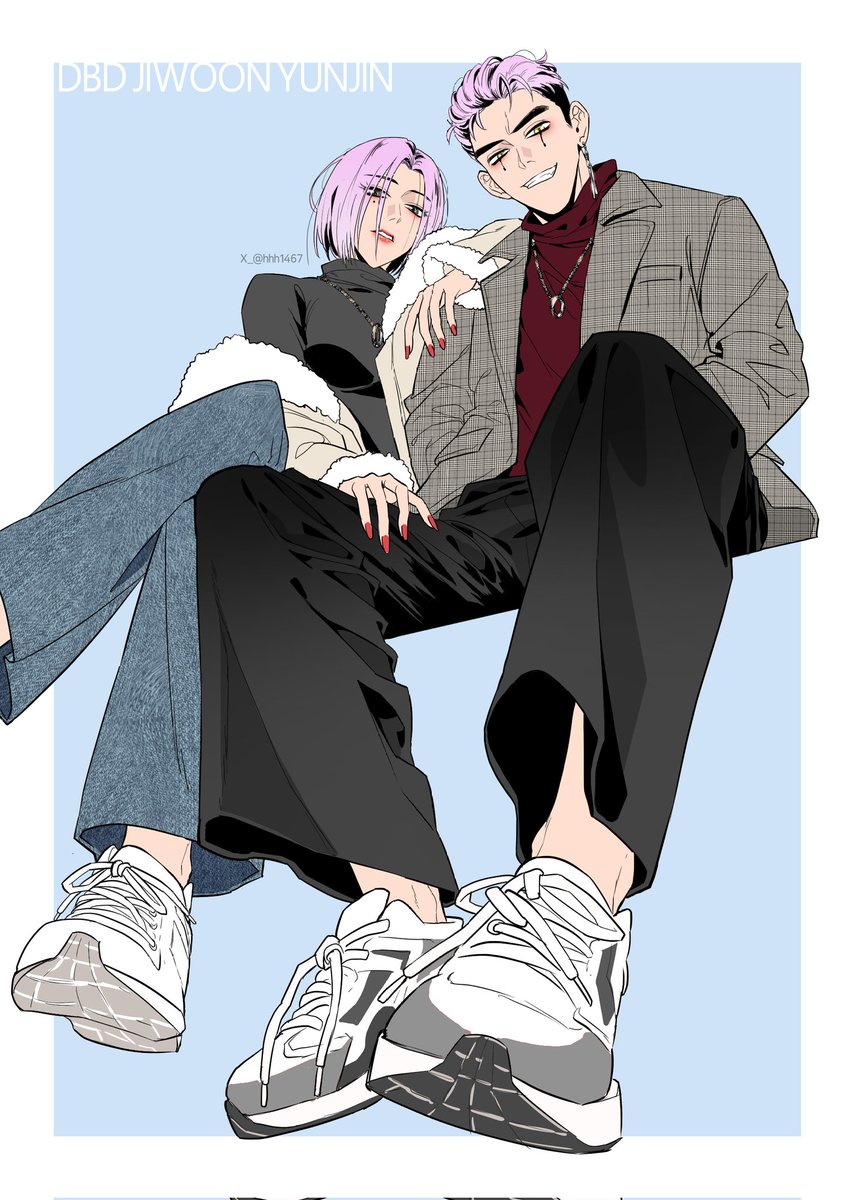 hhh1467's tweet photo. 데바데 지운윤진
학지운 이윤진 겨울사복 그림!
DBD the trickster https://t.co/ACyFZ2p2W1