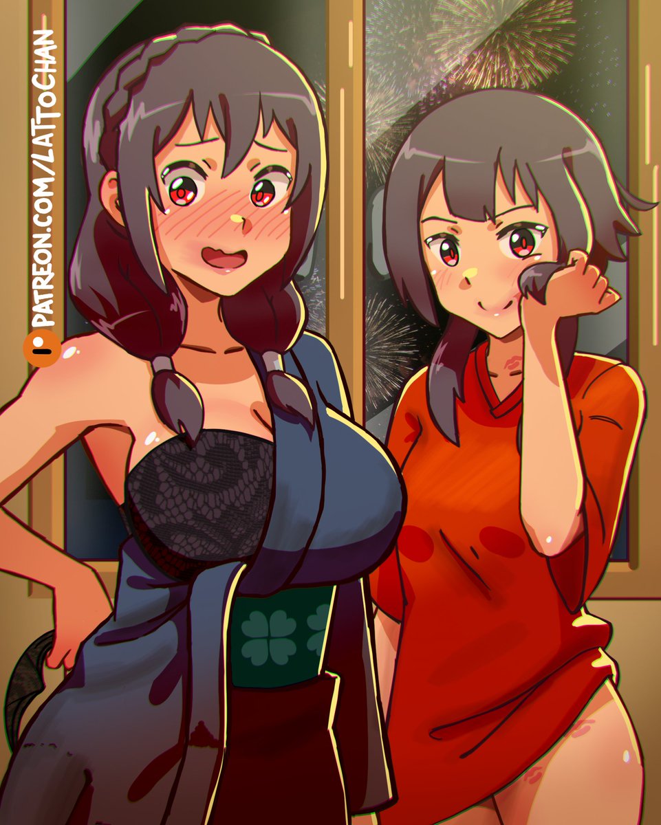 LattoChan's tweet image. Happy new year!

#Megumin #Yunyun