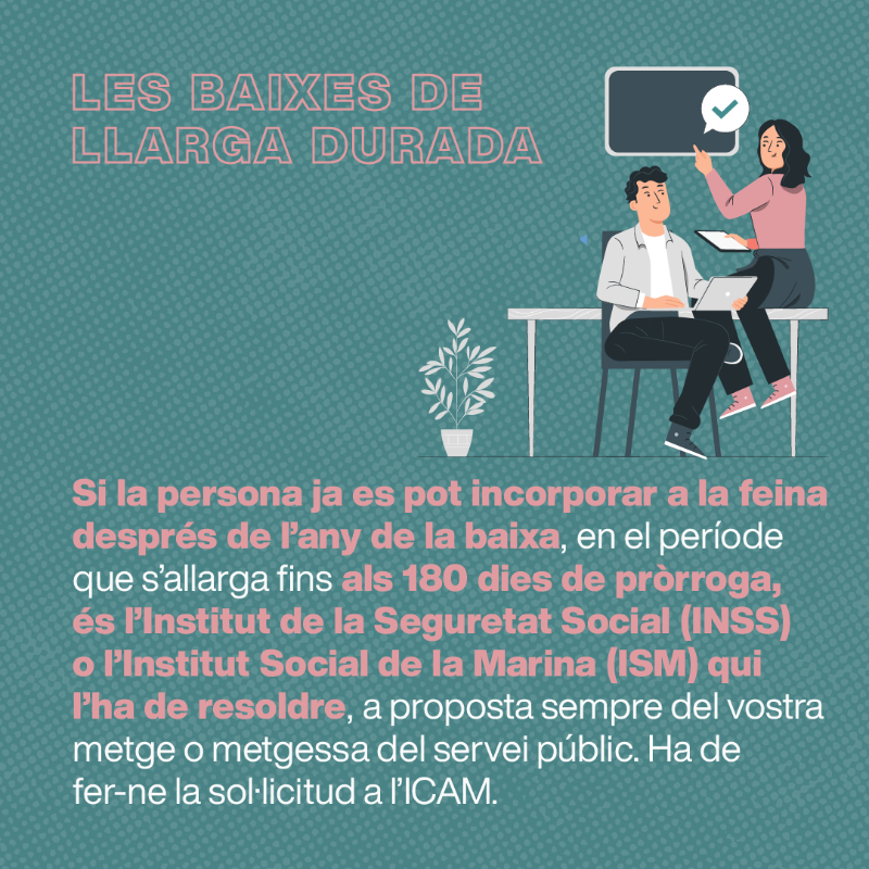 salutcat's tweet photo. ⌛ Les baixes de llarga durada, què n'has de saber?

Tota la informació a https://t.co/Gseb1Y8anm