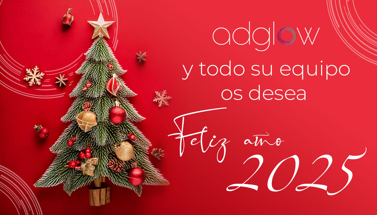Como siempre, que todas las frases hechas que tanto utilizamos en estas fechas, os deseamos desde el equipo de Adglow que no se queden en eso, en frases hechas, y que tengas el mejor 2025 posible. ¡Feliz Año Nuevo amig@s!