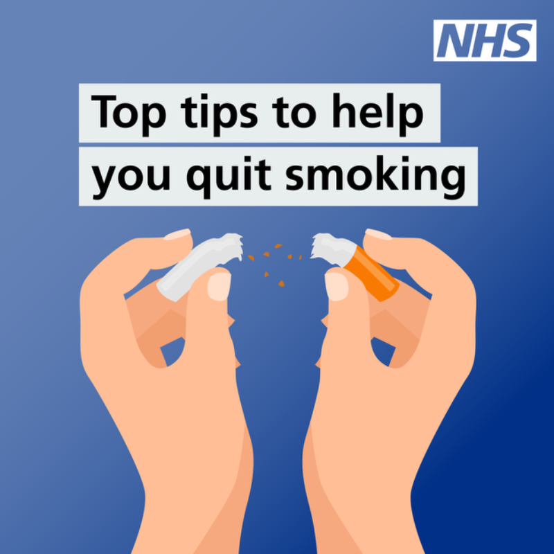 NHSuk's tweet photo. Stopping smoking is one of the best things you can do for your health. It gives your lungs a chance to repair, and you’ll start to feel the benefits within days or weeks.

It's never too late to quit.