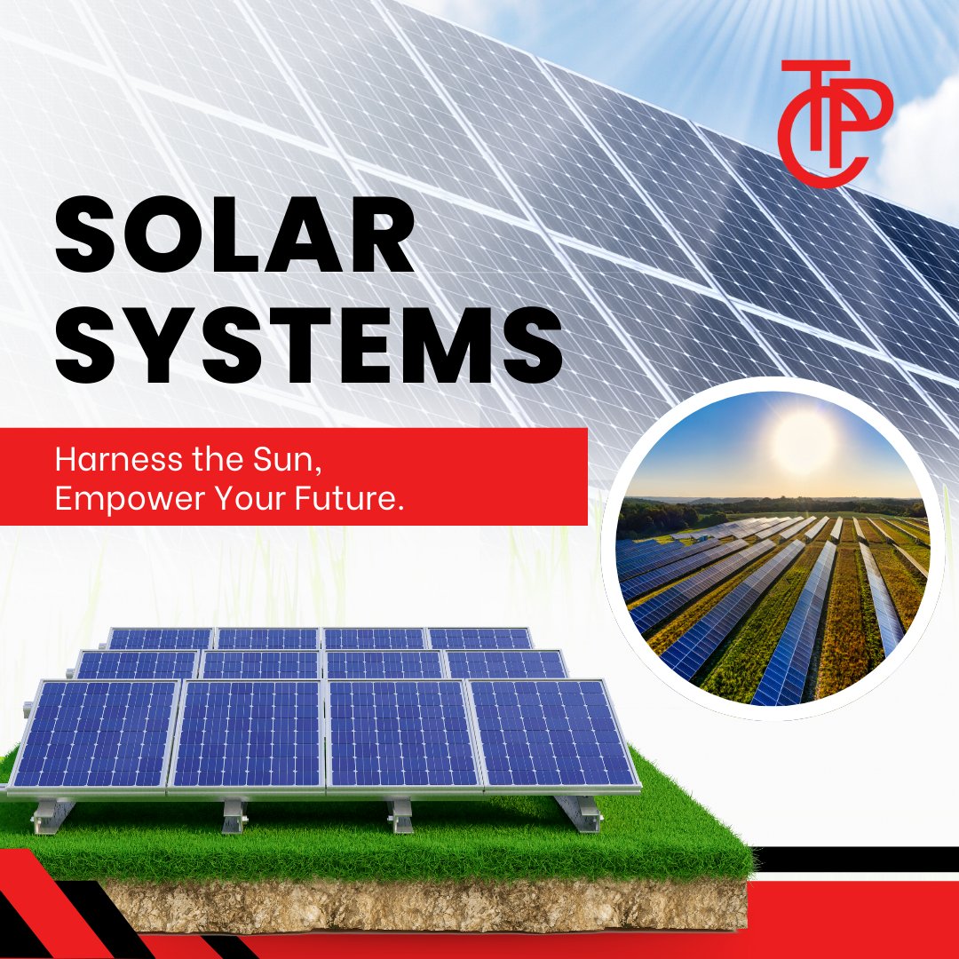 Technicalpartco's tweet photo. Powering Progress with Sustainable Solutions. Explore our advanced Solar Systems designed to deliver efficiency, reliability, and eco-friendly energy for your industrial and commercial needs.
#TechnicalParts #SolarSolutions #SustainableEnergy #SolarPower #GreenEnergy https://t.co/yPC0yLFuMo