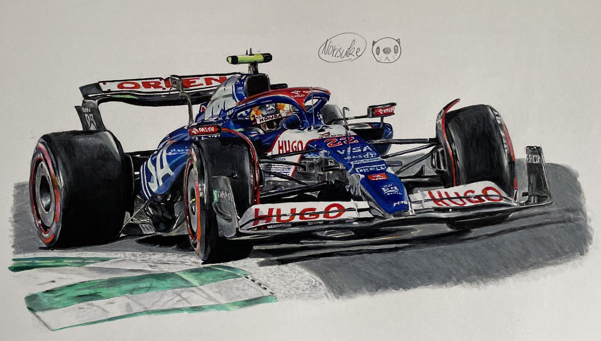🏎️ノリスケ(モータースポーツ好き絵描き)🎨 (@f1andtrainfan) / X