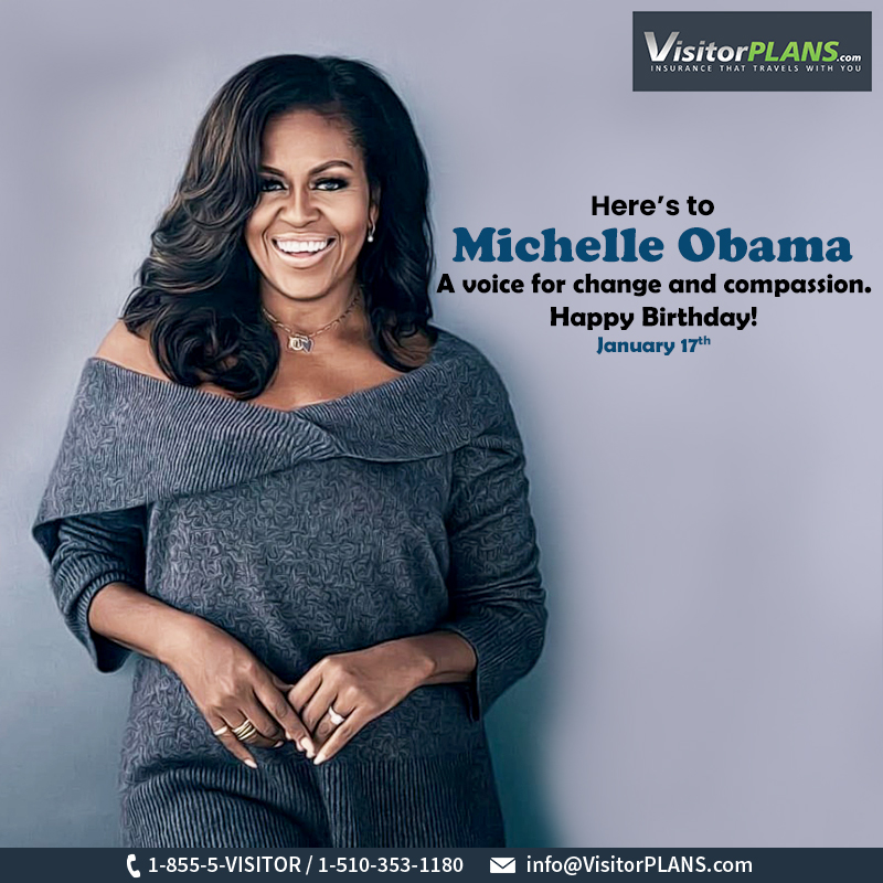 VisitorPLANS's tweet image. Happy Birthday to Michelle Obama! Thank you for leading with compassion, empowering others, and being a beacon of hope.

#VisitorPLANS